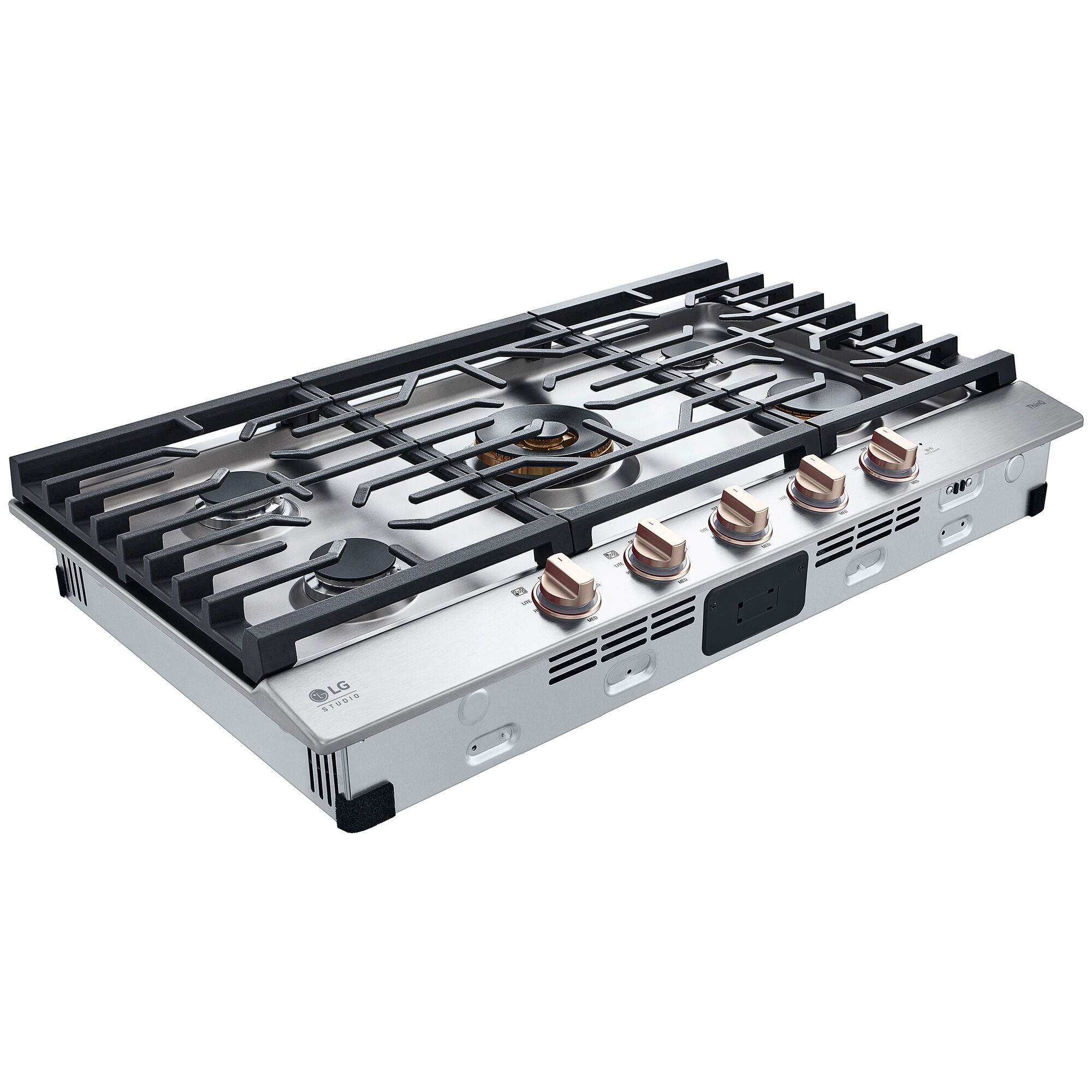 【セール】福袋のファッション通販 Power & Burner  Simmer Griddle, with Cooktop Gas Natural Smart 5-Burner in. 36 Studio LG Burner White Essence - メイク道具・化粧小物