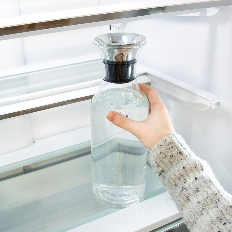 Sharp 36 in. 22.5 cu. ft. Counter Depth 4-Door French Door Refrigerator with Ice Maker - Stainless Steel, , hires