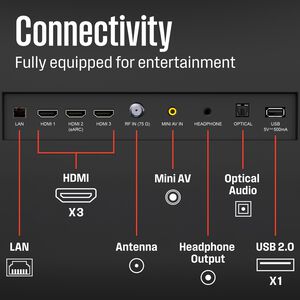 Westinghouse - 43" Class LED 4K UHD Smart XUMO TV, , hires
