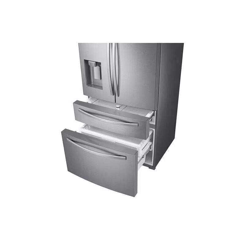 Samsung 36 in. 28 cu. ft. Smart 4-Door French Door Refrigerator with Ice & Water Dispenser - Stainless Steel, Stainless Steel, hires
