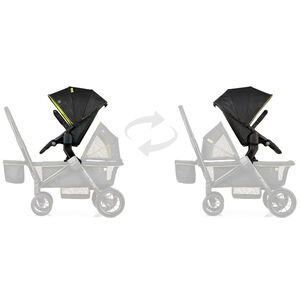Evenflo Pivot Xplore Stroller Wagon Second Toddler Seat - Wayfarer Black, , hires