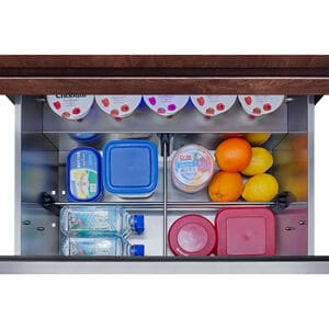 Summit 27 in. 4.8 cu. ft. Outdoor Double Refrigerator Drawers - Custom Panel Ready, , hires