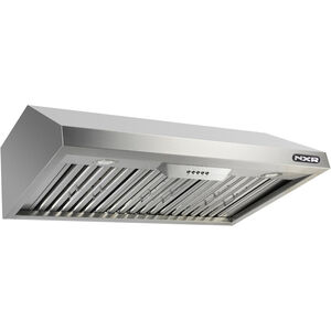 NXR EH Series 30 in. Canopy Pro Style Range Hood with 3 Speed Settings, 800 CFM, Ducted Venting & 2 LED Lights - Stainless Steel, , hires