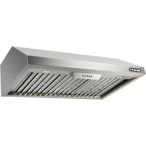 NXR EH Series 30 in. Ducted Canopy Pro Style Style Range Hood with 800 CFM, 3 Fan Speeds & 2 LED Lights - Stainless Steel, , hires