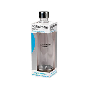 SodaStream 1 Liter Carbonating Bottle - Metal, , hires