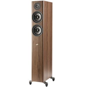 Polk Reserve R500 Premium Compact Floor-Standing Tower Speaker - Brown, Brown, hires