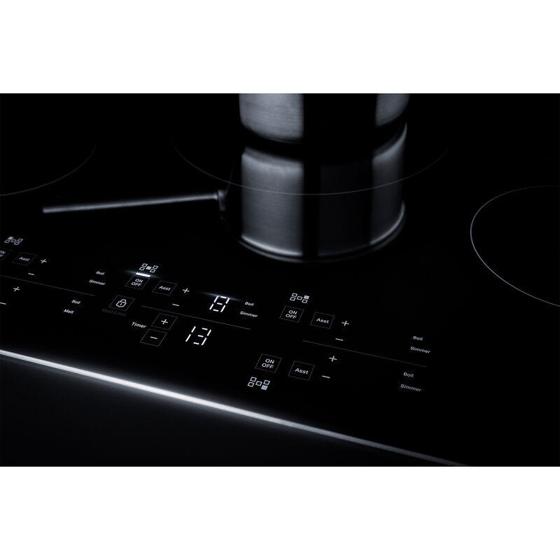 JennAir 36 in. Induction Cooktop with 5 Smoothtop Burners - Stainless Steel, , hires