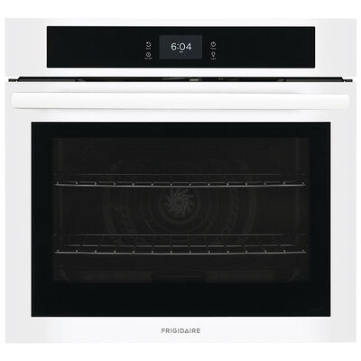 Frigidaire 30" 5.3 Cu. Ft. Electric Wall Oven with Standard Convection & Self Clean - White | FCWS3027AW