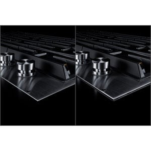 JennAir Euro-Style 30 in. 5-Burner Natural Gas Cooktop with Simmer Burner & Power Burner - Stainless Steel, , hires