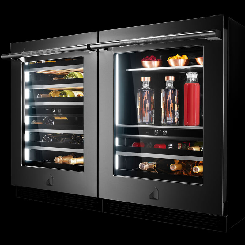 JennAir Rise Series 24 in. 5.0 cu. ft. Built-In Beverage Center with Fixed Shelves & Digital Control - Stainless Steel, , hires