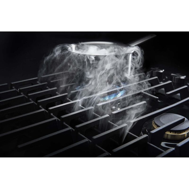 JennAir 30 in. 4-Burner Natural Gas Cooktop with Downdraft & Power Burner - Black, , hires