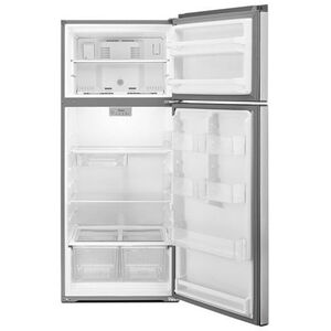Whirlpool 28 in. 18 cu. ft. Top Freezer Refrigerator - Stainless Steel, Stainless Steel, hires