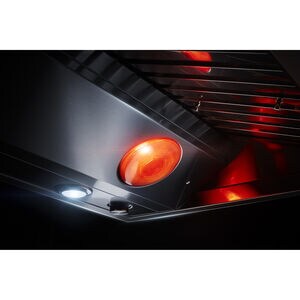 JennAir Pro-Style 36 in. Ducted Canopy Pro Style Style Range Hood with 600 CFM, 4 Fan Speeds & 2 Halogen Lights - Stainless Steel, , hires