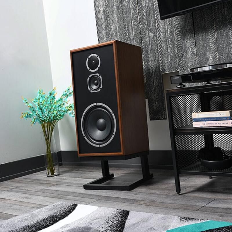 KLH Model Five Floorstanding Speaker - Walnut, Walnut, hires
