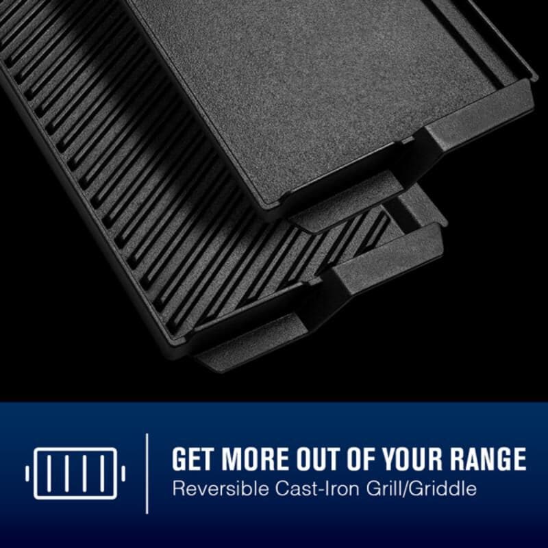 Maytag 30 in. 5.0 cu. ft. Smart Air-Fry Standard Convection Slide-In Gas Range with 5 Sealed Burners, Reversible Grill & Griddle - Fingerprint Resistant Stainless Steel, , hires