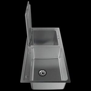 Fotile 2-In-1 In-Sink Top Control Dishwasher with 57 dBA Sound Level - Stainless Steel, , hires