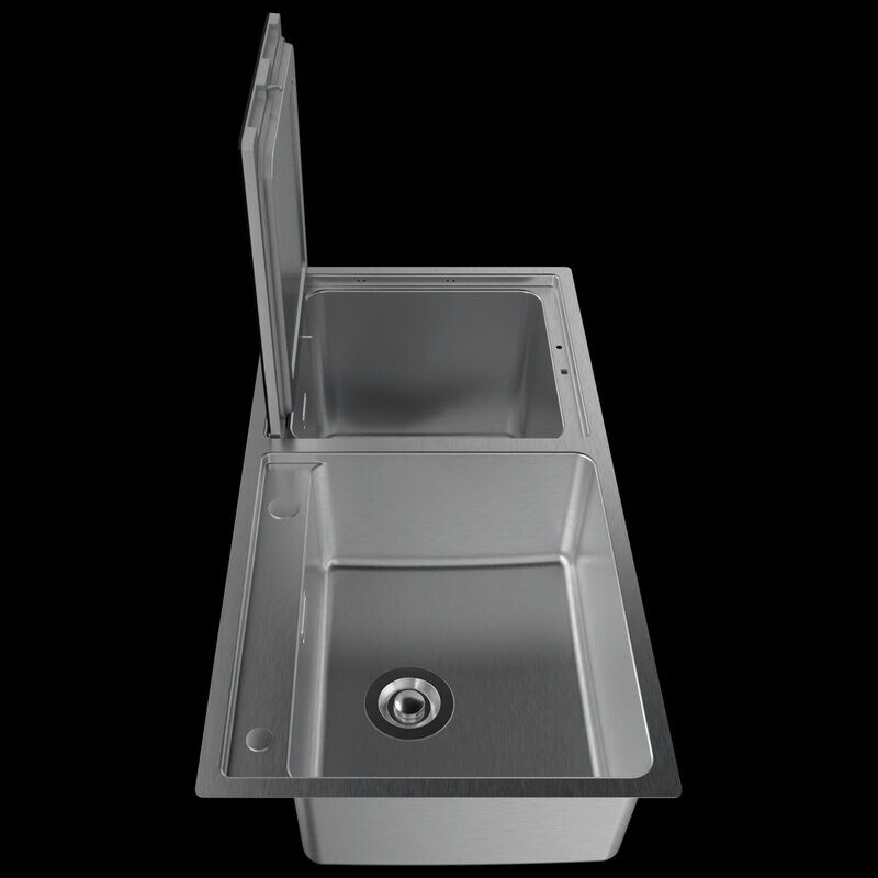 Fotile 2-In-1 In-Sink Top Control Dishwasher with 57 dBA Sound Level - Stainless Steel, , hires
