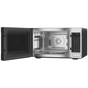 Cafe 22 in. 1.5 cu.ft Countertop Smart Microwave with 10 Power Levels & Sensor Cooking Controls - Matte White, Matte White, hires