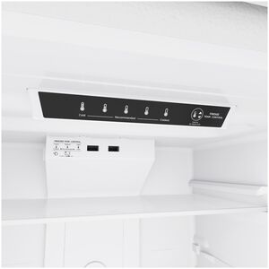 Avanti 28 in. 14.6 cu. ft. Counter Depth Garage-Ready Top Freezer Refrigerator - White, White, hires