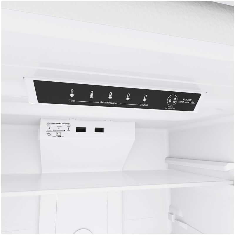 Avanti 28 in. 14.6 cu. ft. Counter Depth Garage-Ready Top Freezer Refrigerator - White, White, hires