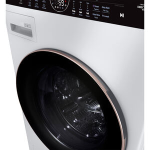 LG 27 in. WashTower with 4.5 cu. ft. Washer with 6 Wash Programs & 7.4 cu. ft. Electric Dryer with 6 Dryer Programs, Sensor Dry & Wrinkle Care - White, White, hires