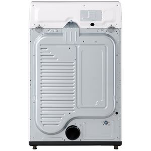 LG 27 in. 7.3 cu. ft. Smart Electric Dryer with EasyLoad Door, AI Sensor Dry, TurboSteam Technology, Sanitize & Steam Cycle - Alpine White, Alpine White, hires