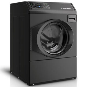 Speed Queen 27 in. 3.5 cu. ft. Front Load Washer with Pet Plus Flea Cycle & Sanitize with Oxi - Matte Black - RIGHT DOOR HINGE (not reversible), Matte Black, hires