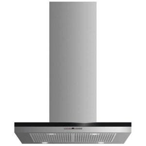 Fisher & Paykel Series 7 30 in. Convertible Chimney Style Range Hood with 600 CFM, 4 Fan Speeds & 2 LED Lights - Stainless Steel, , hires