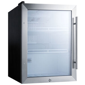 Summit Commercial 19 in. 2.1 cu. ft. Beverage Center with Adjustable Shelves & Knob(s) Control - Stainless Steel, , hires