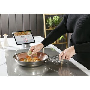 Monogram 30 in. 4-Burner Smart Induction Cooktop with Power Burner - Silver, , hires