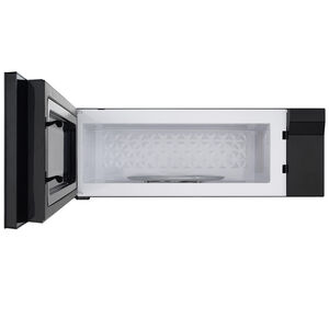 GE Profile 30 in. 1.2 cu. ft. 1000W Low Profile Over-the-Range Microwave with 400 CFM & Sensor Cooking - Black, , hires