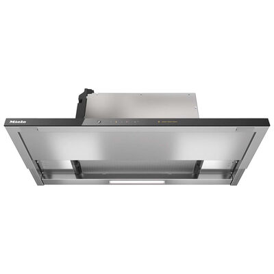 Miele 36 in. Slide-Out Style Smart Range Hood with 3 Speed Settings, 625 CFM & 1 LED Light - Obsidian Black | DAS4930