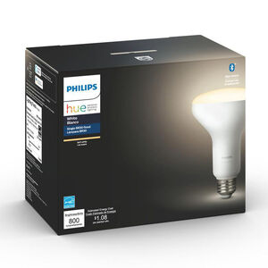 Philips - Hue White BR30 Bluetooth Smart LED Bulb - WhiteLED Bulb, , hires