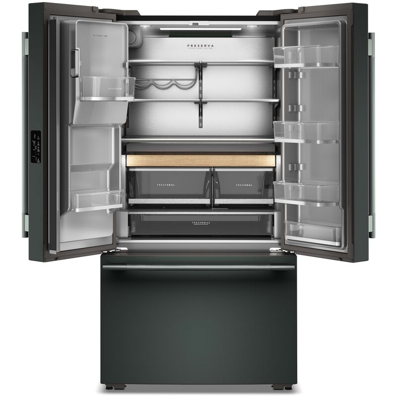 KitchenAid 36 in. 23.1 cu. ft. Smart Counter Depth French Door Refrigerator with Ice & Water Dispenser - Juniper, , hires
