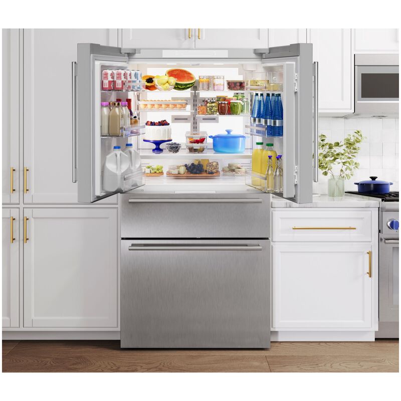 Thermador 36 in. 20.4 cu. ft. Smart Counter Depth 4-Door French Door Refrigerator with Internal Water Dispenser - Stainless Steel, , hires