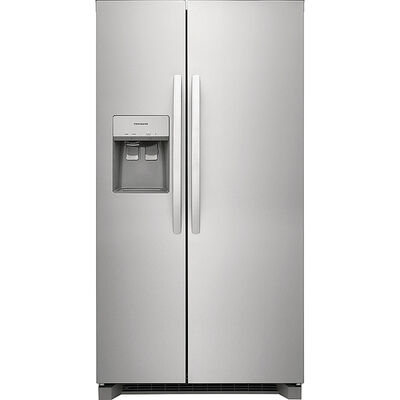 Frigidaire 36 in. 22.3 cu. ft. Counter Depth Side by Side Refrigerator with Ice & Water Dispenser - Stainless Steel | FRSC2333AS