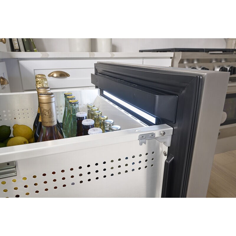 Zephyr Presrv Series 24 in. 5.4 cu. ft. Double Refrigerator Drawers - Stainless Steel, , hires