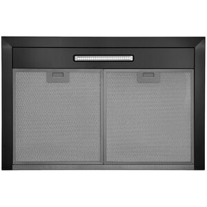 Broan EW43 Series 30 in. Chimney Style Range Hood with 3 Speed Settings, 460 CFM, Convertible Venting & 1 LED Light - Black Stainless Steel, , hires