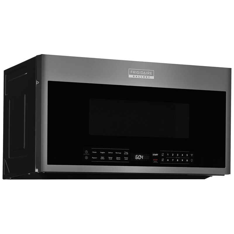 Frigidaire Gallery 30 in. 1.9 cu. ft. Over-the-Range Microwave with 11 Power Levels, 400 CFM & Sensor Cooking Controls - Black Stainless Steel, , hires