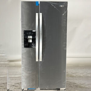 Whirlpool 33 in. 21.4 cu. ft. Side by Side Refrigerator with Ice & Water Dispenser - Fingerprint Resistant Stainless Steel (Open Box Excellent Condition), , hires