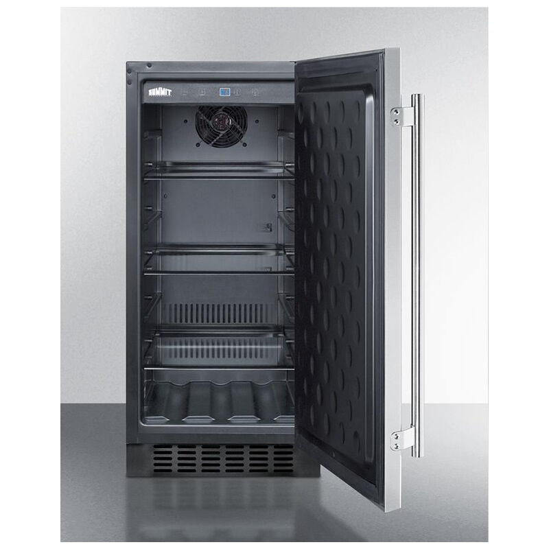 Summit 15 in. 3 cu. ft. Outdoor Undercounter Refrigerator - Stainless Steel, , hires