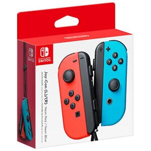 Joy-Con (L/R) - Neon Red/Neon Blue Wireless Controller for Nintendo Switch, Red & Blue, hires