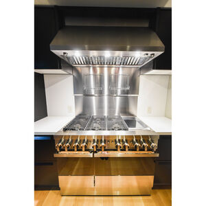JennAir Pro Style Series 48 in. Canopy Pro Style Range Hood with 4 Speed Settings, 1200 CFM, Ducted Venting & 3 Halogen Lights - Stainless Steel, , hires
