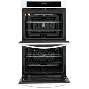 Frigidaire 30 in. 10.6 cu. ft. Top Control Electric Double Wall Oven With Standard Convection - White, White, hires
