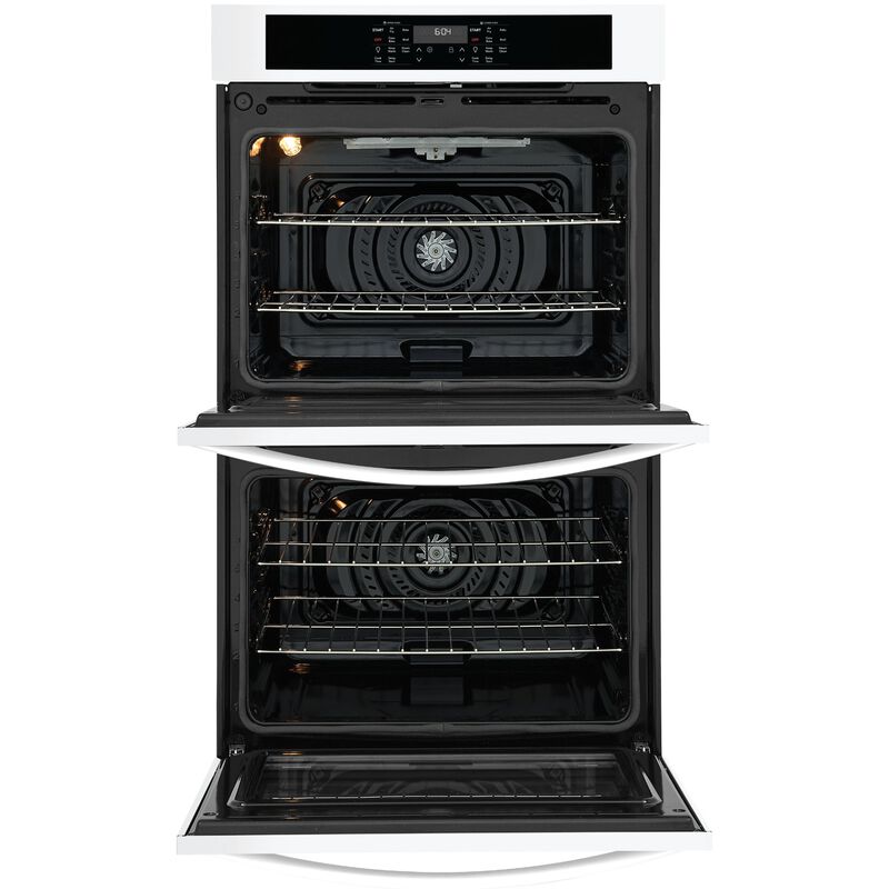 Frigidaire 30 in. 10.6 cu. ft. Top Control Electric Double Wall Oven With Standard Convection - White, White, hires