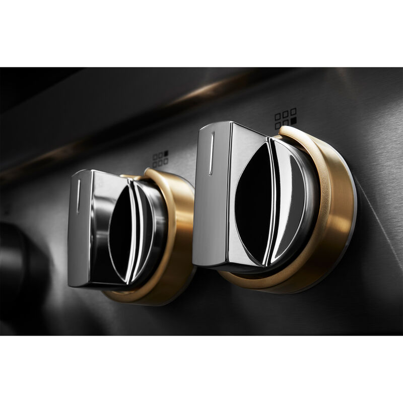 JennAir Rise 36 in. 6-Burner Natural Gas Rangetop with Simmer Burner & Power Burner - Stainless Steel, , hires