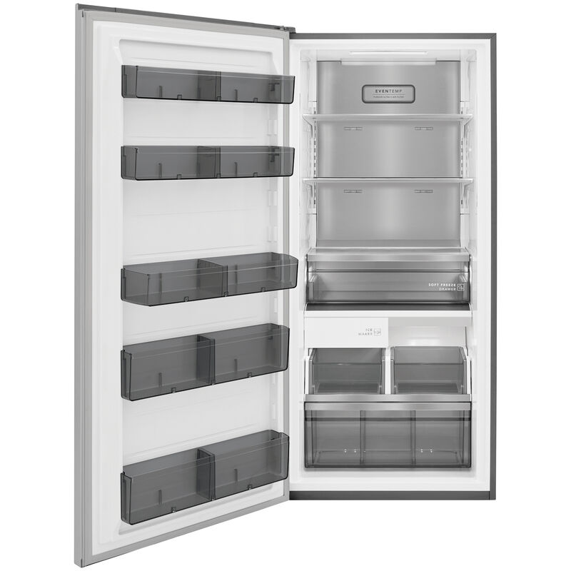 Frigidaire Professional Series 33 in. 18.8 cu. ft. Double-Drawers Upright Freezer with Ice-Maker & Adjustable Shelves - Stainless Steel, , hires