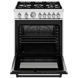 Bertazzoni Master Series 30 in. 4.7 cu. ft. Dual Convection Gas Range with 5 Sealed Burners - Stainless Steel, Stainless Steel, hires