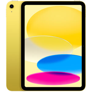 Apple 10.9" iPad (2022, Gen 10), Wi-Fi+Cellular, 256GB, Yellow, Yellow, hires
