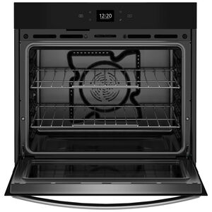 Whirlpool 27 in. 4.3 cu. ft. Smart Electric Single Wall Oven with Standard Convection - Fingerprint Resistant Stainless, Fingerprint Resistant Stainless, hires